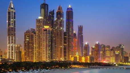 Lights of Dubai wallpaper
