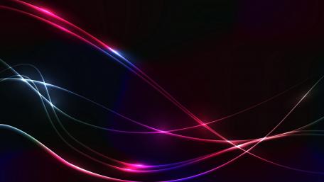 Neon Waves in the Dark wallpaper