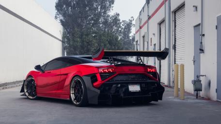 Red Lamborghini Gallardo wallpaper