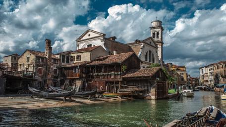 Venice shipyard wallpaper