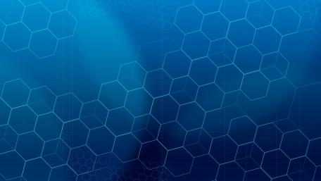 Hexagonal Harmony in Turquoise wallpaper