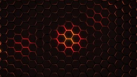 Honeycomb network wallpaper