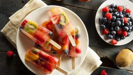 Fruit-Infused Frozen Delight wallpaper