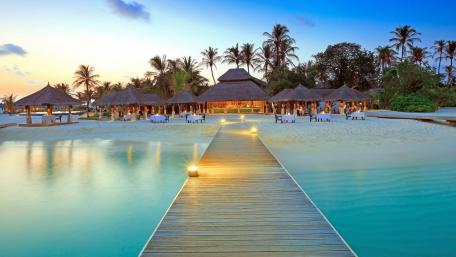 Maldives paradise wallpaper