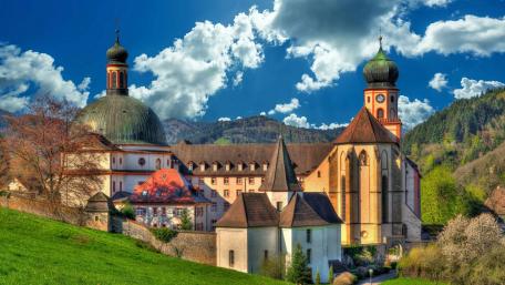 Monastery of Saint Trudpert (Kloster Sankt Trudpert) wallpaper