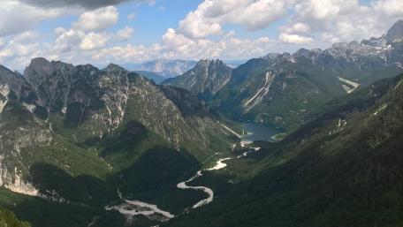 Julian Alps and Lago del Predil wallpaper