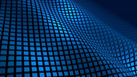 3D checkered waves wallpaper