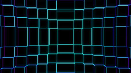 Blue grid wallpaper