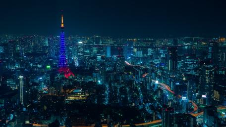 Tokyo at night wallpaper