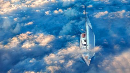 Sailing Through Blue Dreams wallpaper