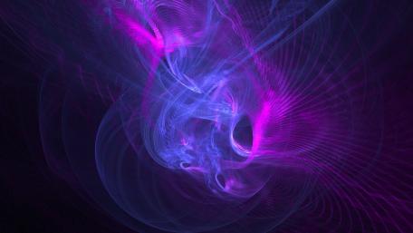 Mystical Purple Fractal Dance wallpaper