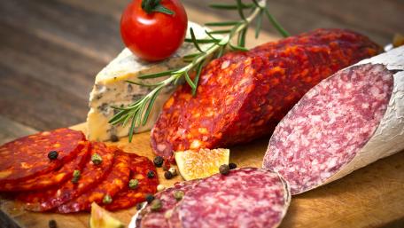Sausage and salami wallpaper