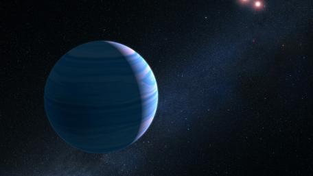 Alien planet illustration wallpaper