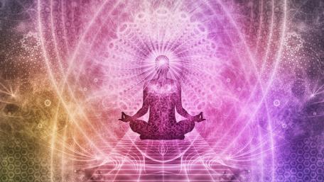 Meditation art wallpaper