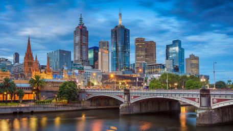 Princes Bridge in Melbourne wallpaper