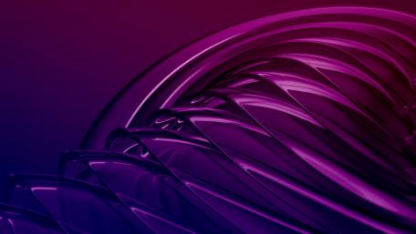 Vibrant Fractal Waves in Violet Shades wallpaper