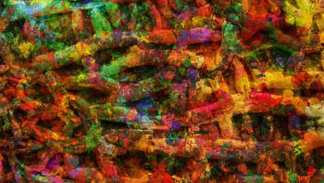 Vibrant Microbial Kaleidoscope wallpaper
