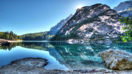 Pragser Wildsee (Dolomites, Italy) wallpaper