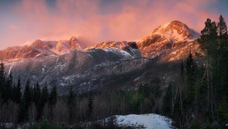 Scandinavian Alps (Hemsedal, Norway) wallpaper