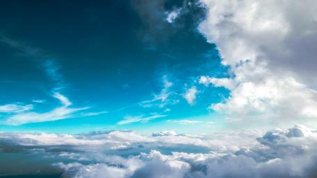 Heavenly Cumulus Skies in 4K Clarity wallpaper