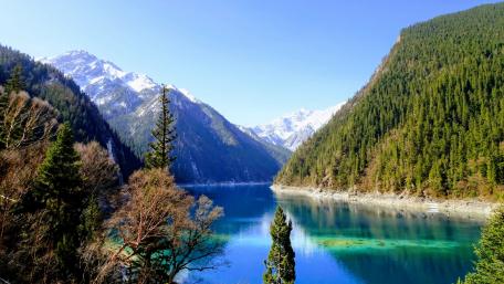 Long Lake in Jiuzhaigou (Jiuzhai Valley National Park) wallpaper
