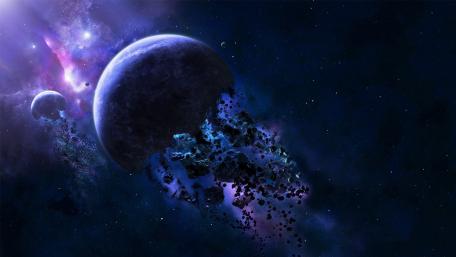 Planet explosion wallpaper
