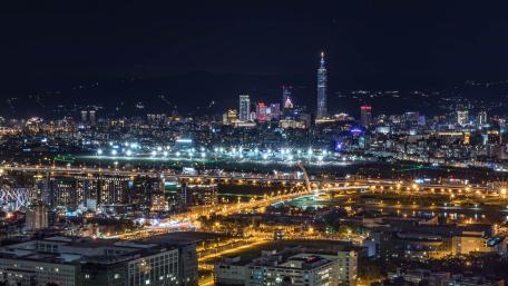 Taipei at night wallpaper
