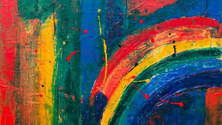 Vibrant Brushstrokes of Creativity wallpaper