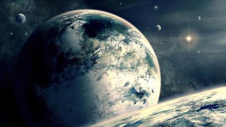 Ethereal Beauty of a Distant World 4K wallpaper