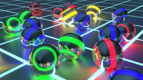 Cool 3D balls wallpaper