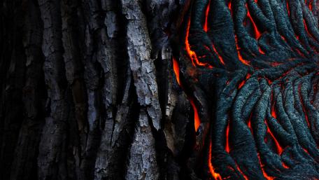 Lava and Rock Harmony wallpaper