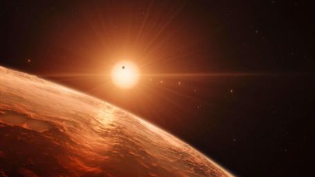 Trappist 1 exoplanet wallpaper