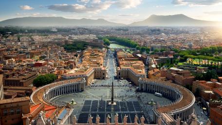 Saint Peter's Square (Piazza San Pietro) wallpaper