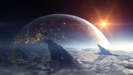 Futuristic Horizon - Worlds Beyond Imagining wallpaper