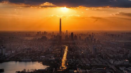 Tianjin skyline wallpaper