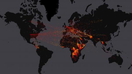 Global Heat Map Design wallpaper