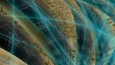 Flowing Waves of Light and Texture wallpaper