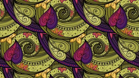 Leaves pattern wallpaper