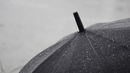 Black umbrella wallpaper