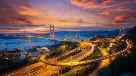 Tsing Ma Bridge wallpaper