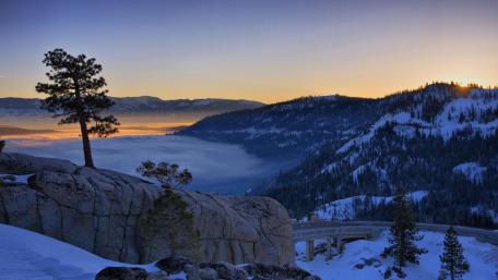 Donner Summit Bridge (Rainbow Bridge) wallpaper