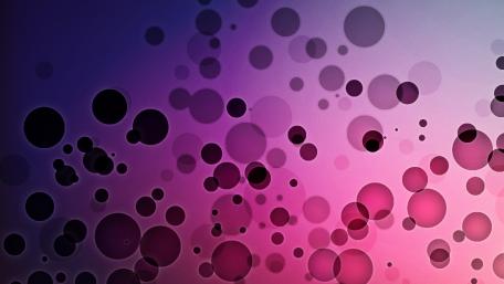 Vibrant Circle Abstraction in Rich Hues of Pink and Purple wallpaper