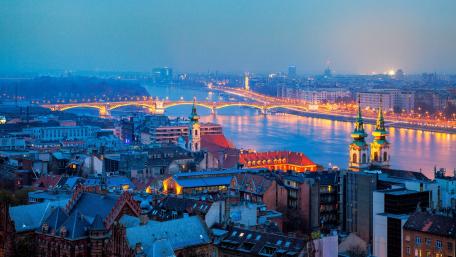 Budapest panorama wallpaper