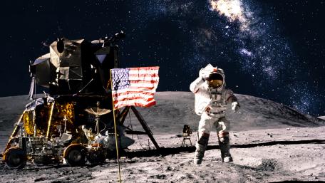 Apollo program moon landing wallpaper
