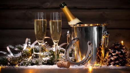 New Years Eve with champaign wallpaper