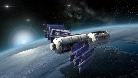 Space tech wallpaper