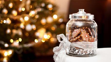 Christmas gingerbread wallpaper