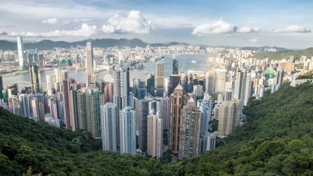 Hong Kong skyline wallpaper