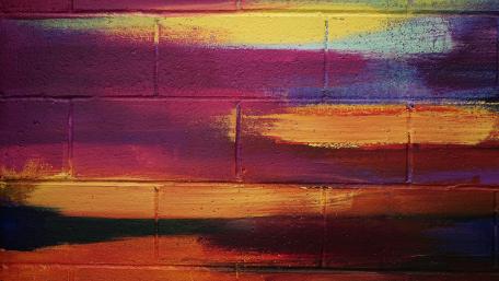 Abstract Hues on a Textured Canvas Wall wallpaper