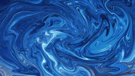 Psychedelic Blue Vortex wallpaper